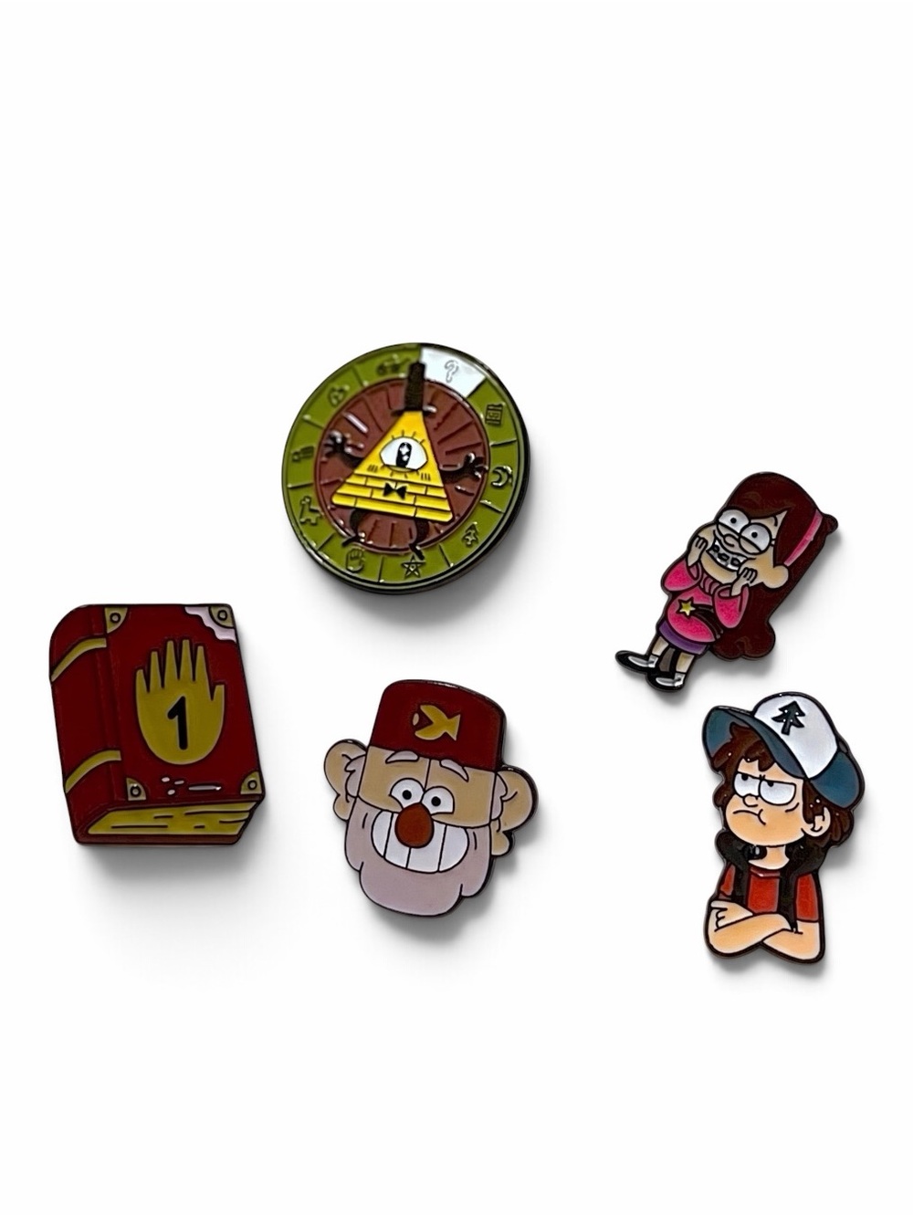 Gravity Falls Enamel Pin Set – 5 Piece
